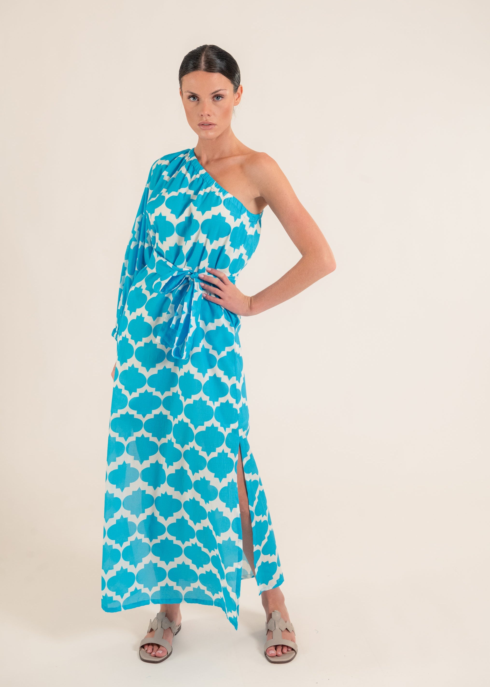 Acacia Rombus Sky Blue Dress