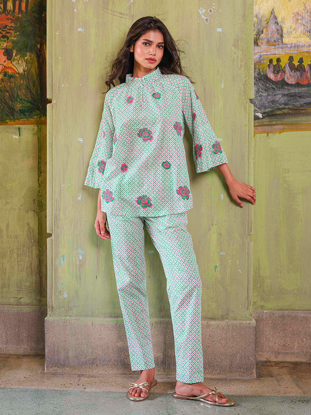 Amber Dotty Emerald Pants