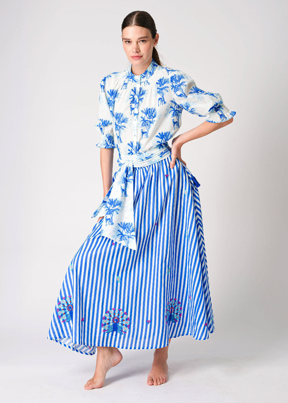 Bergamot Zebra Blouse