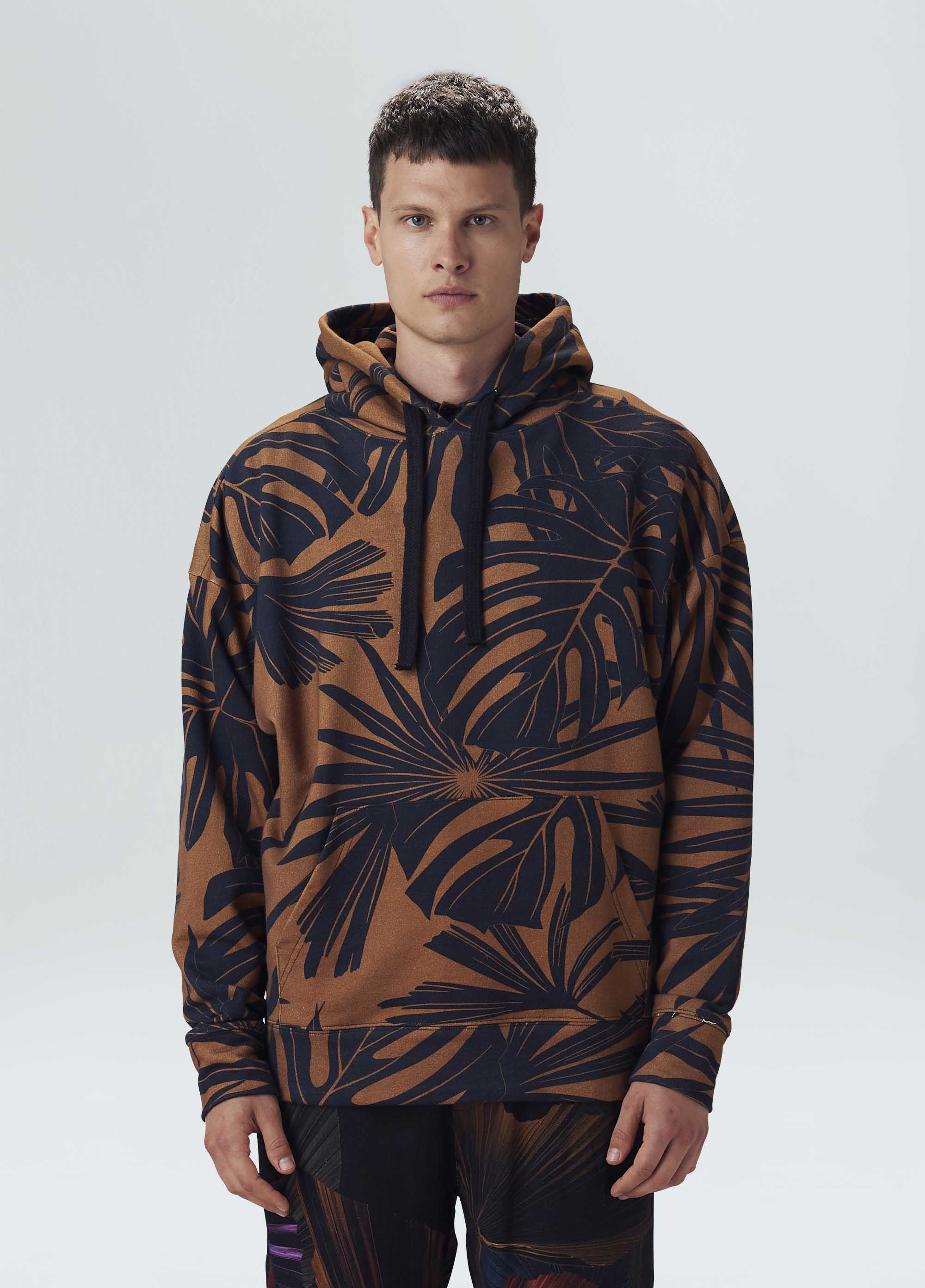 OSKLEN-DARK LEAF TROPI OVER SWEATSHIRT-JUST BRAZIL