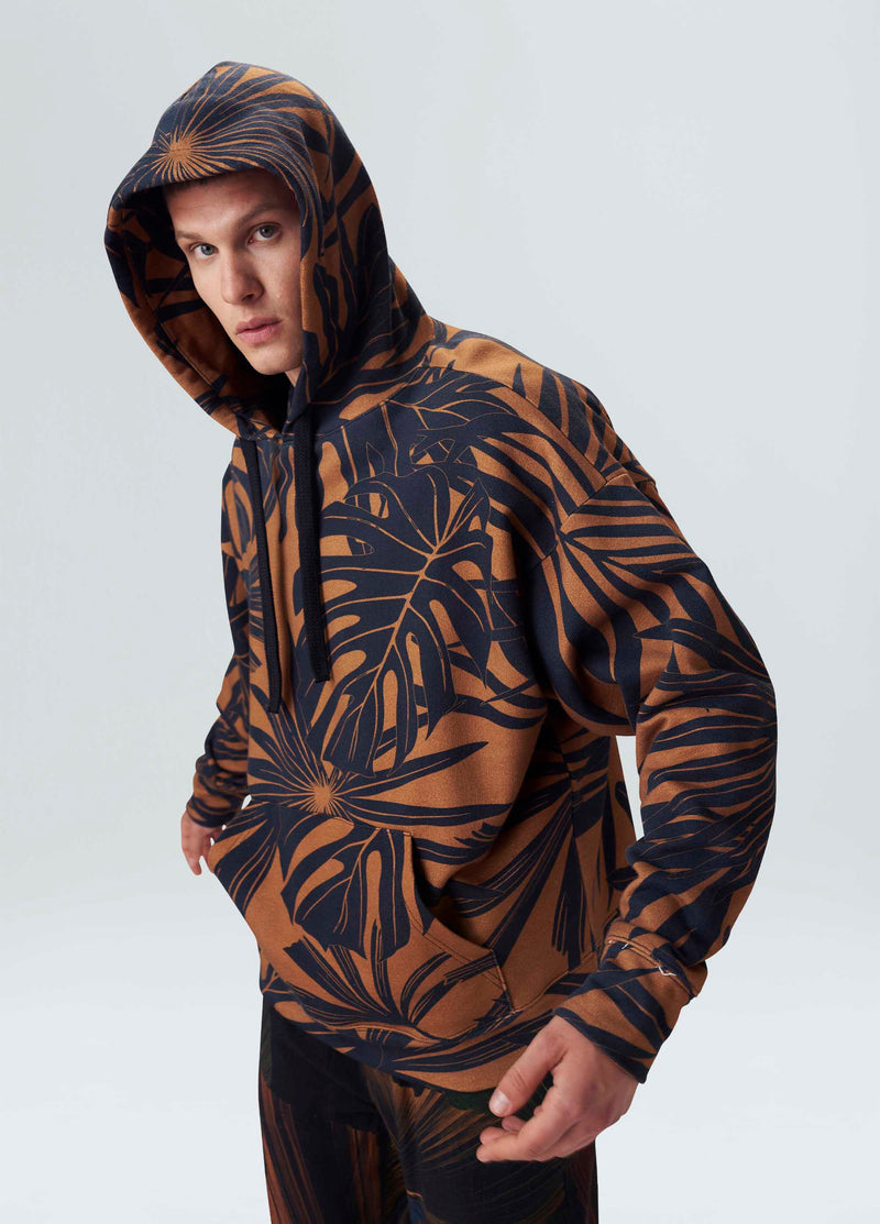 OSKLEN-DARK LEAF TROPI OVER SWEATSHIRT-JUST BRAZIL