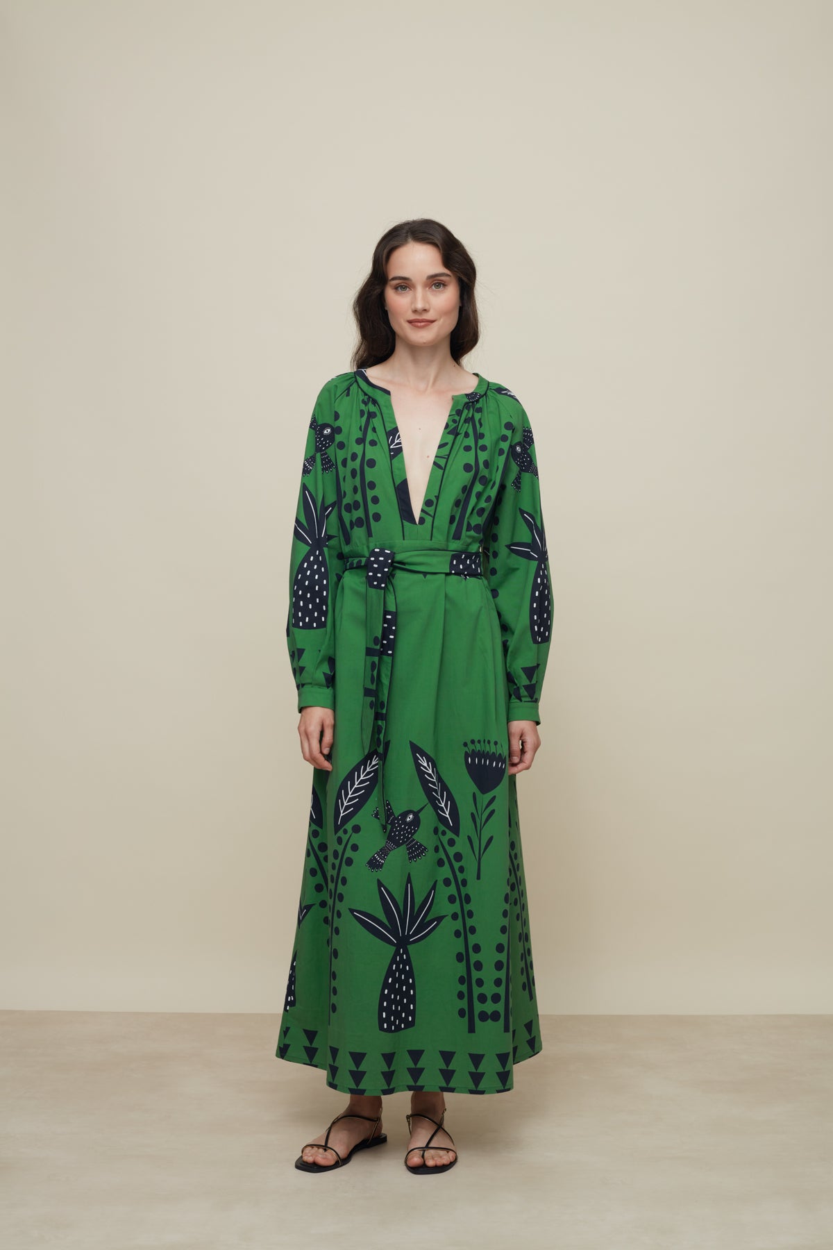 Dhalia Floresta Green Dress