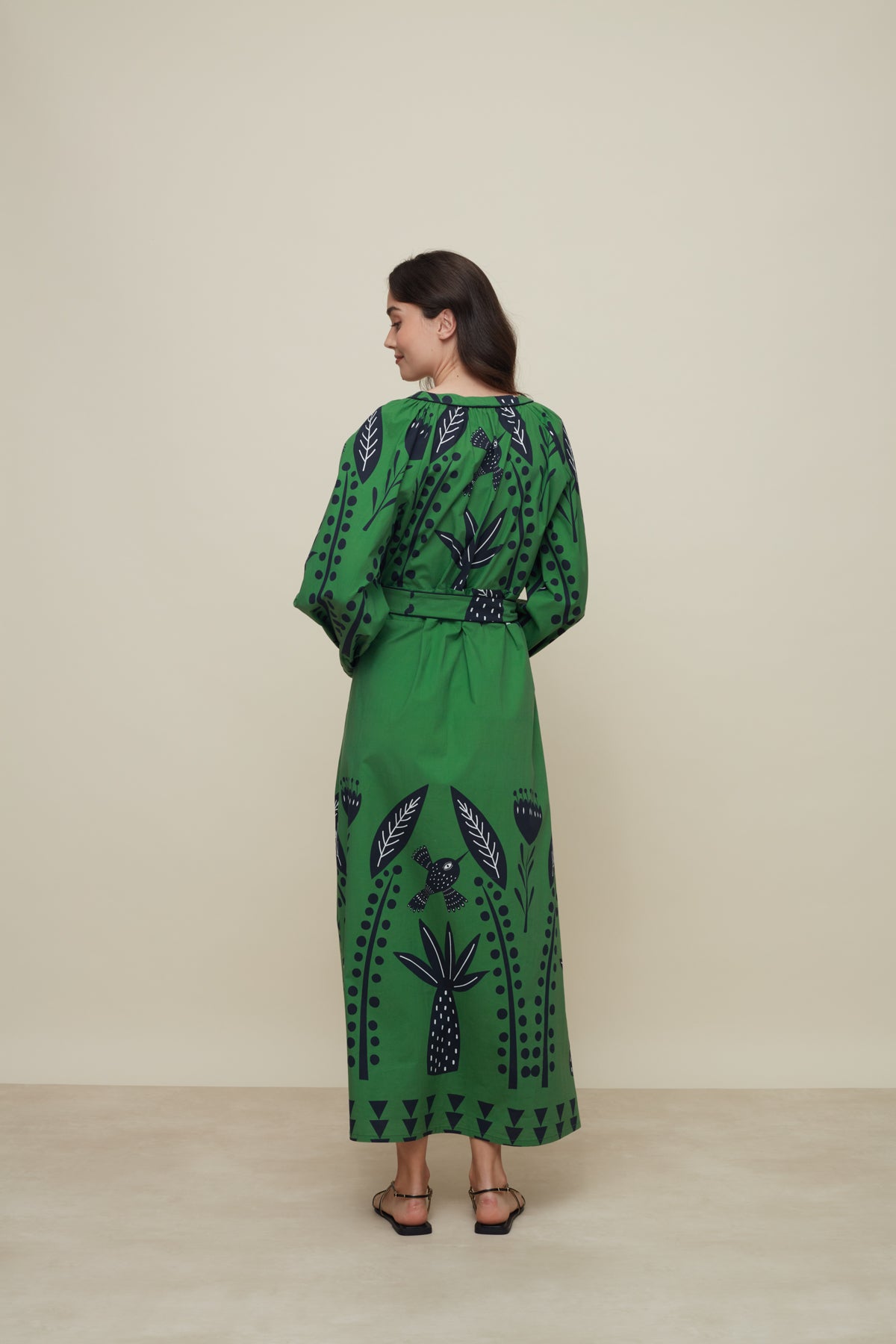 Dhalia Floresta Green Dress