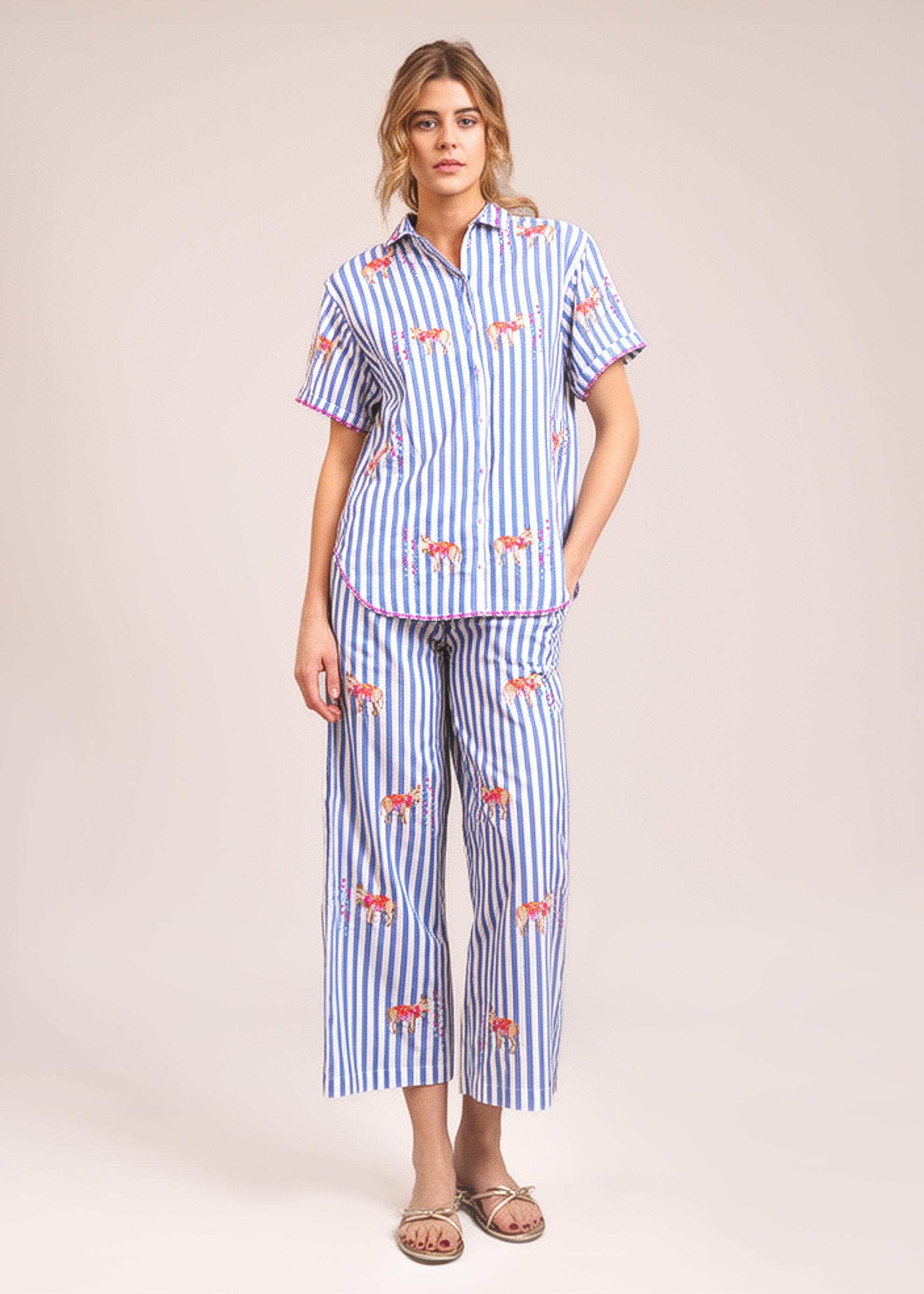 Fennel Blue Donkey Pants