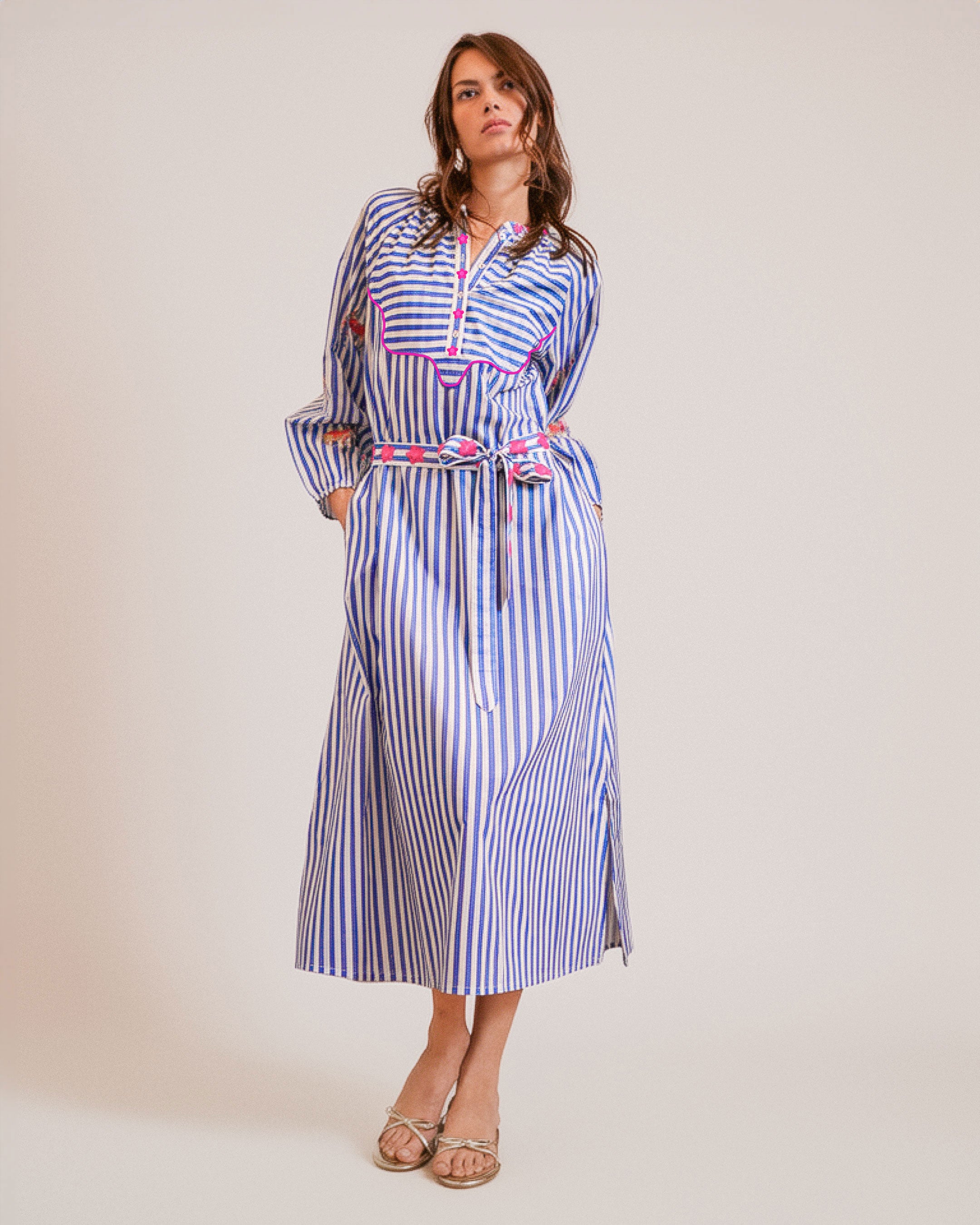 Hellebore Blue Donkey Kaftan