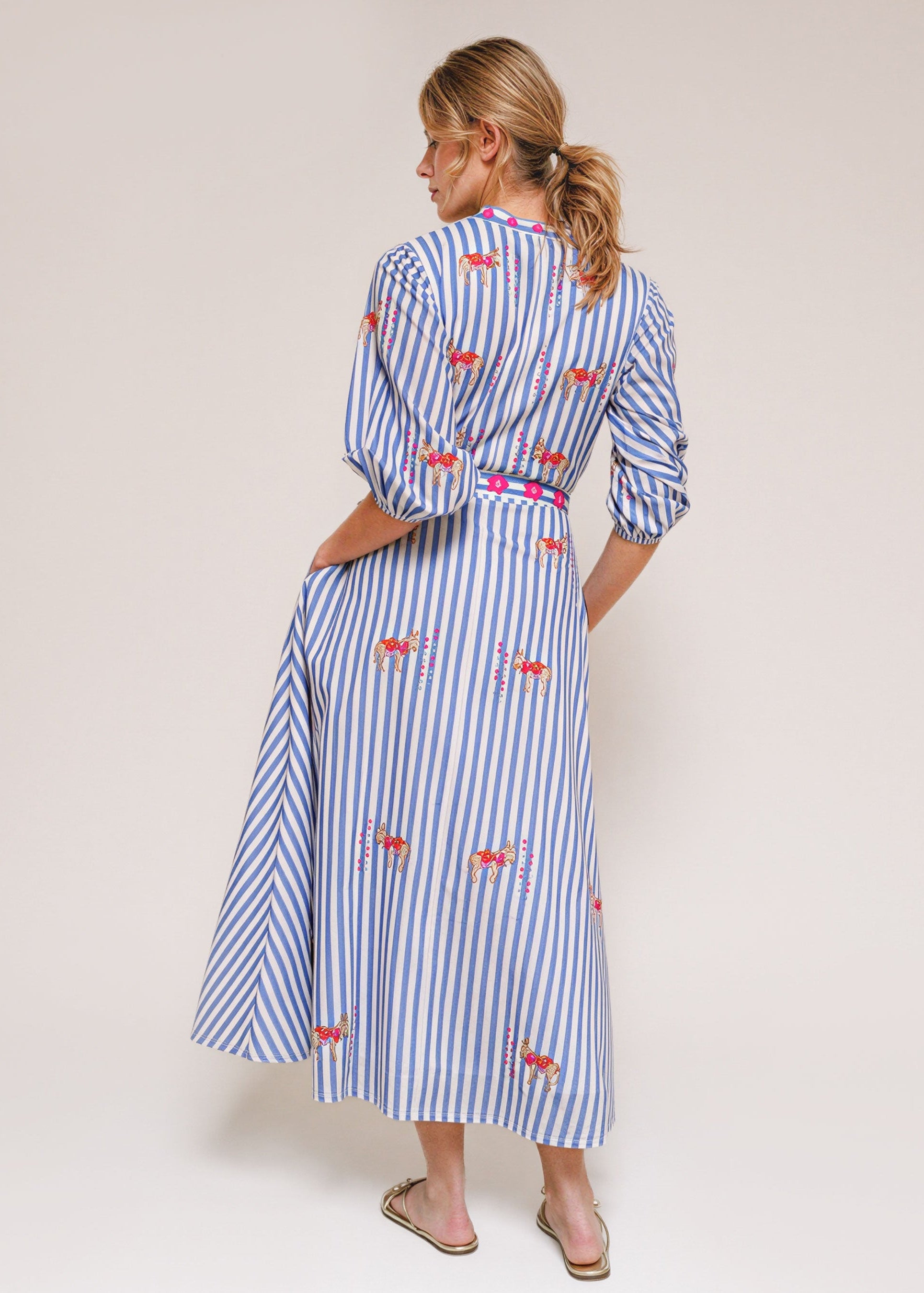 Marigold Blue Donkey Dress