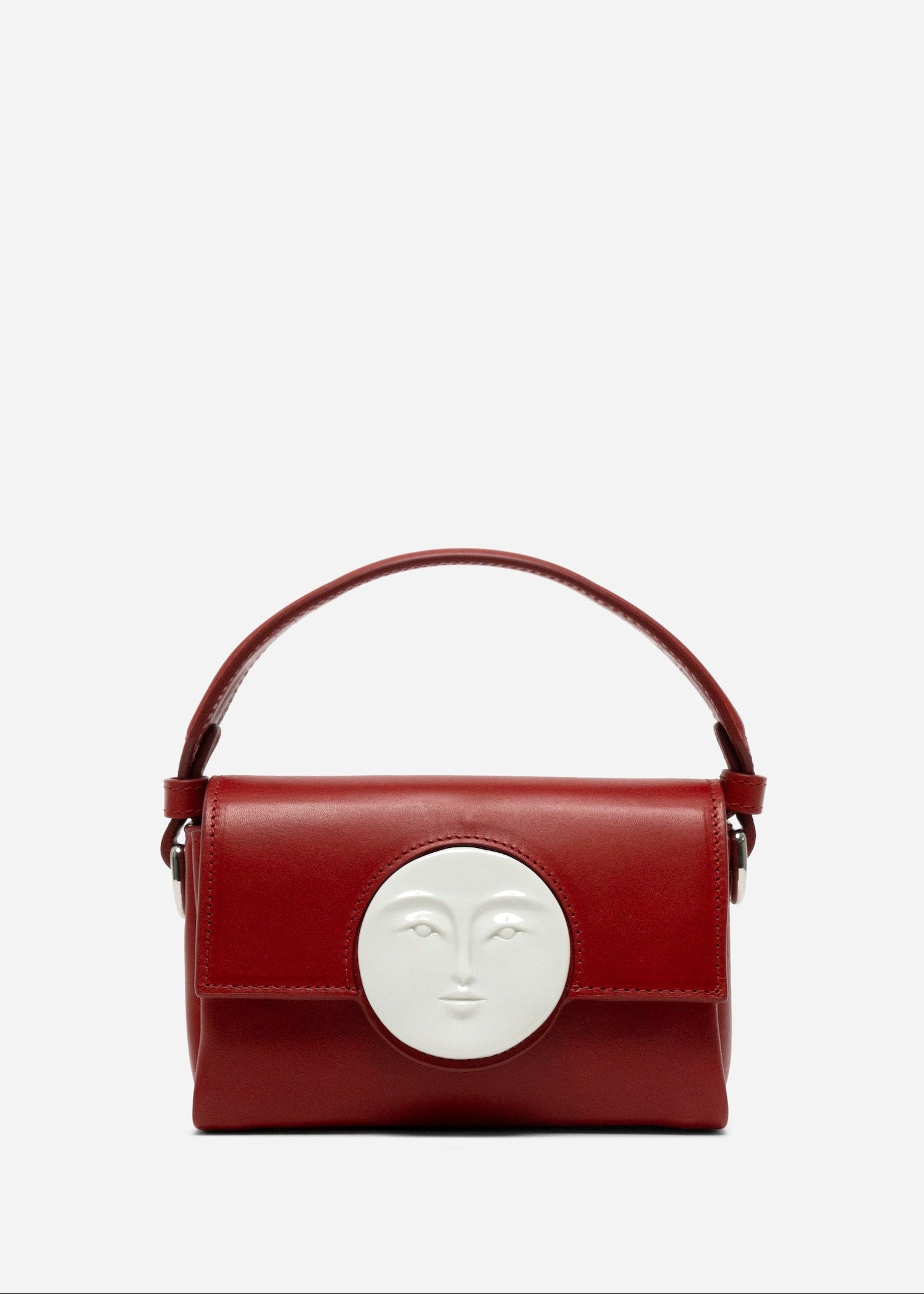 Flap Mini Moon Bag Tomato