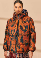 Sweet Mermaids Black Reversible Puffer Jacket