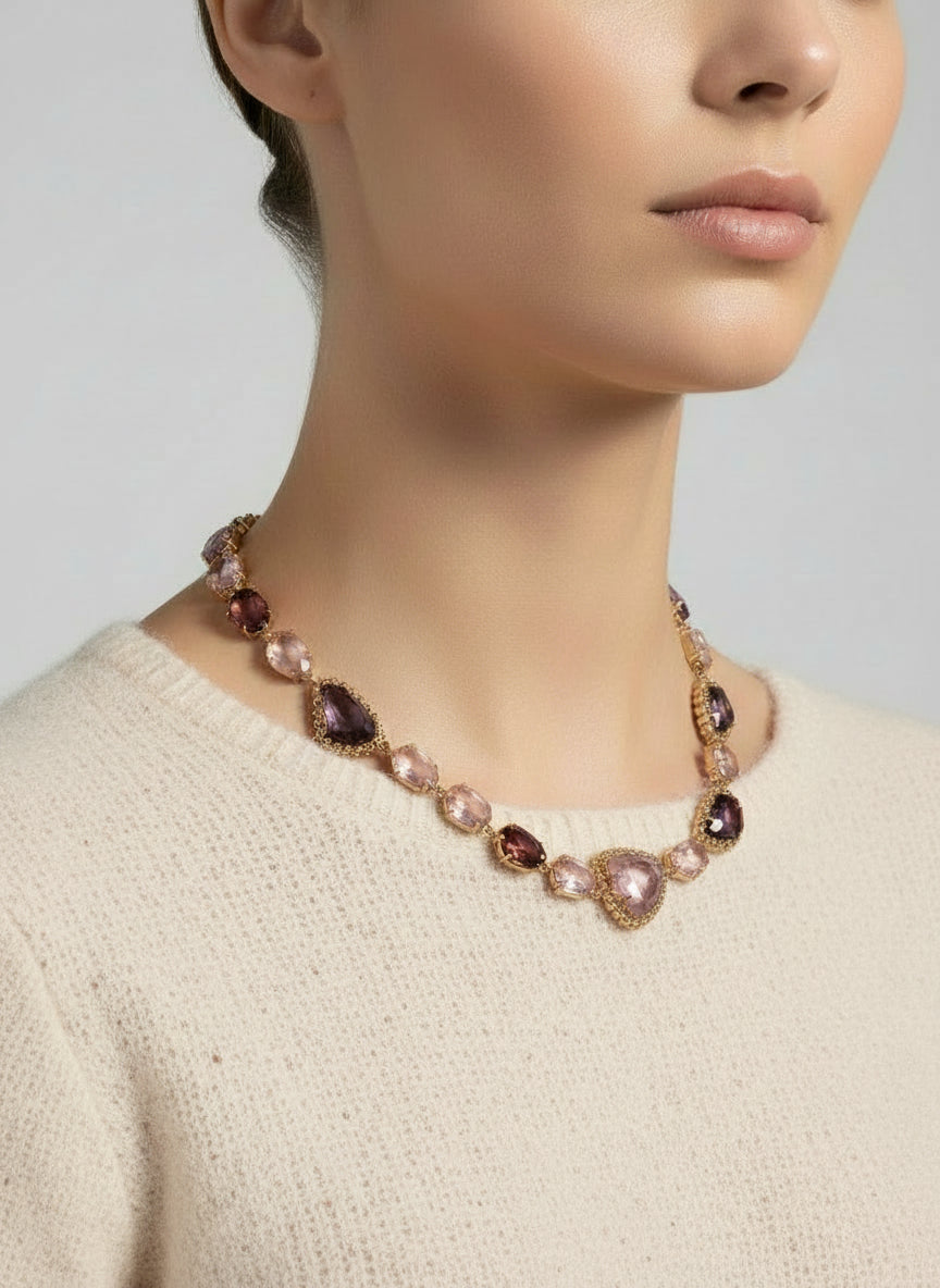 Albia Violet Necklace