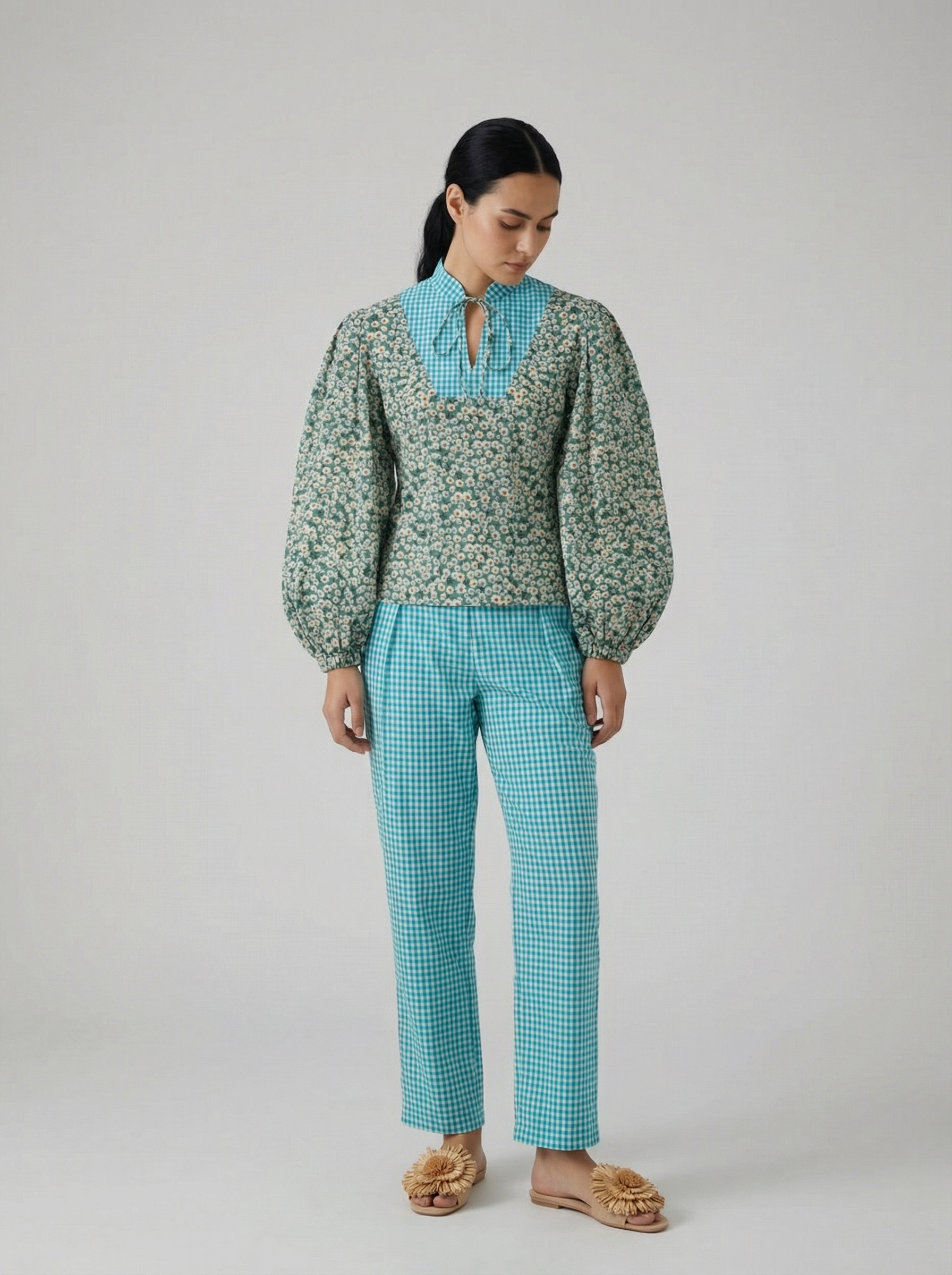 Charline Liberty Green Shirt