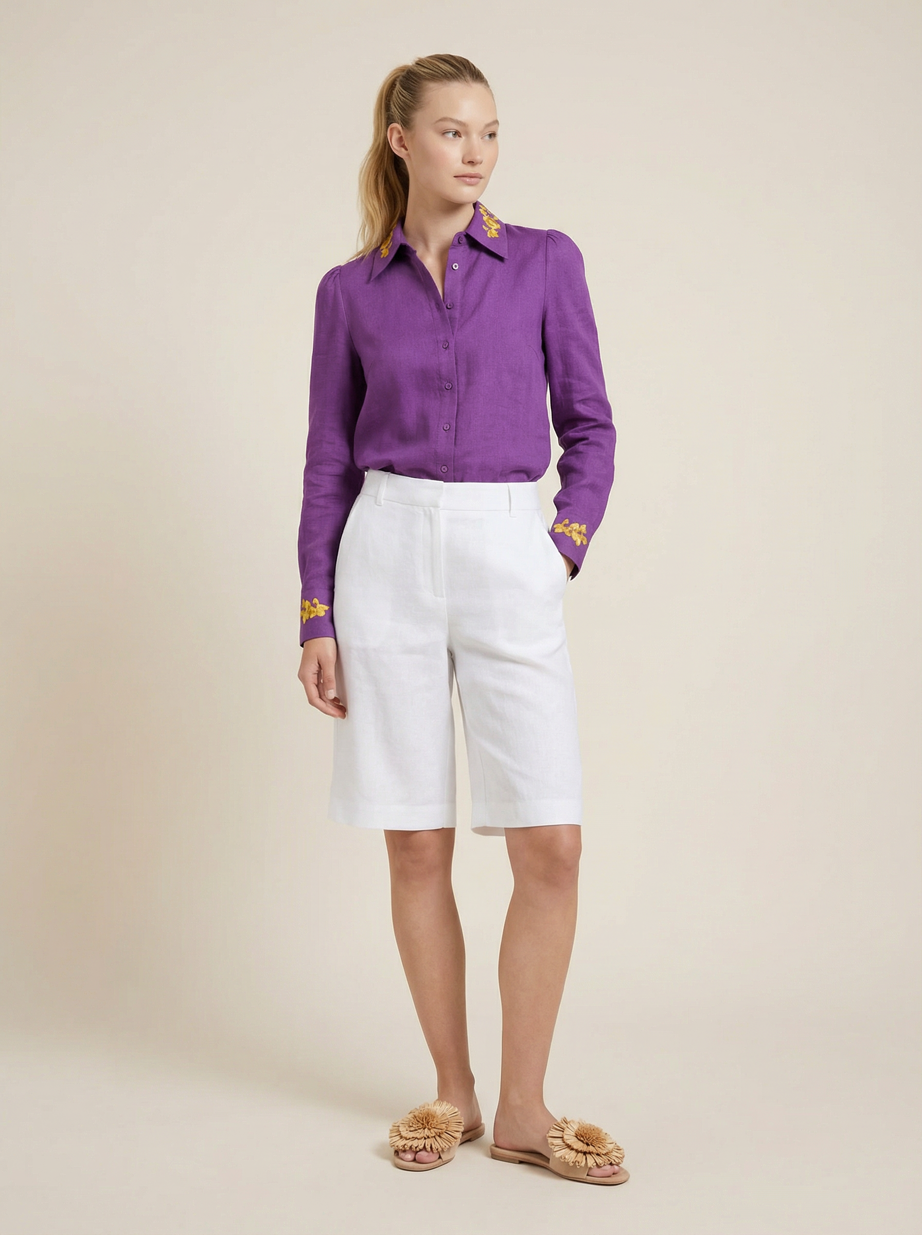 Flower Violet Shirt