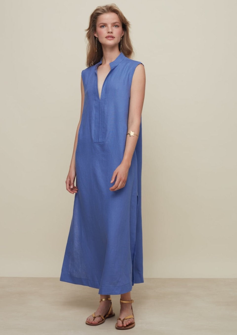 Galeria-Frade Blue Mauve Dress-Justbrazil