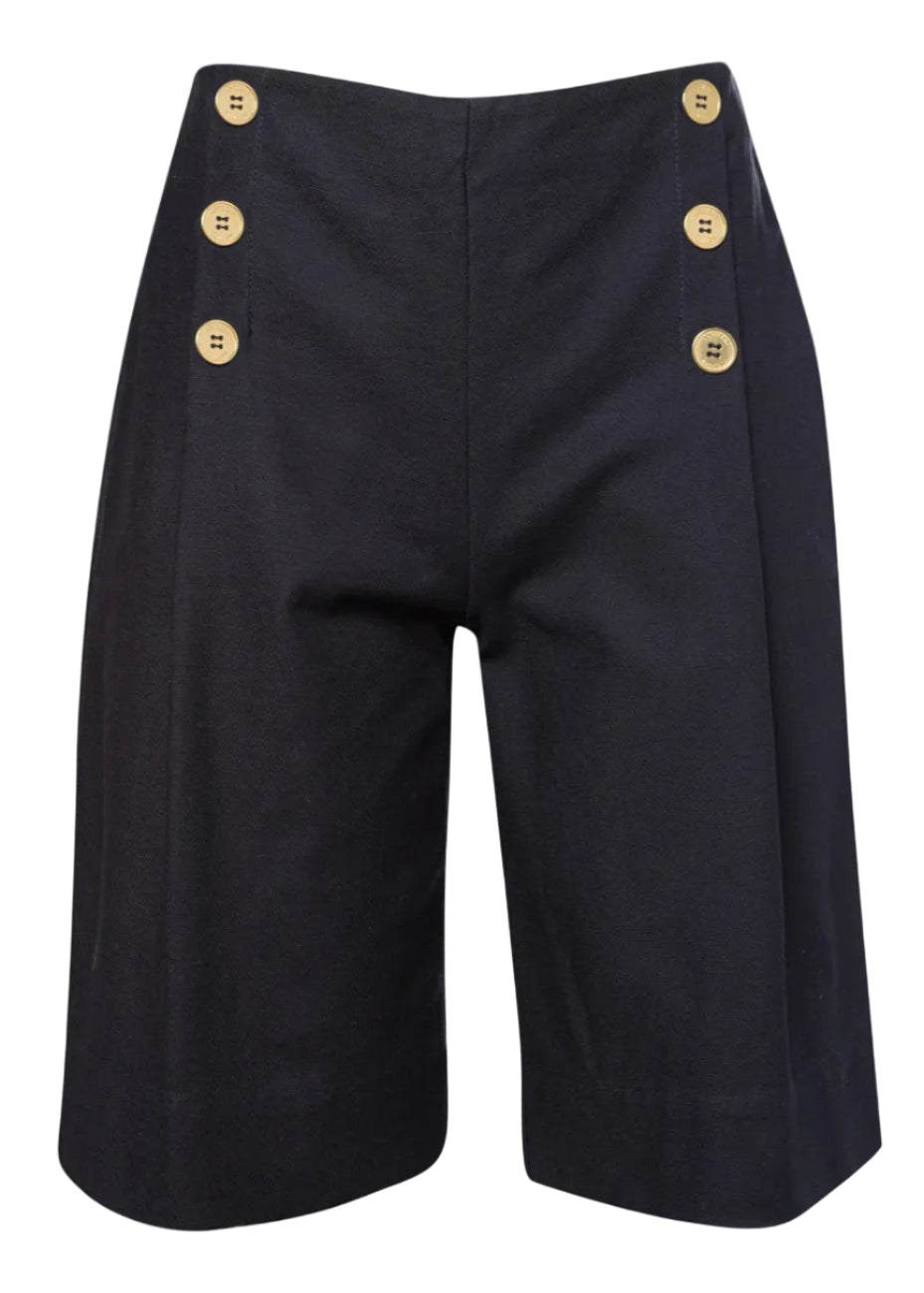 Sailor Navy Blue Bermuda Shorts