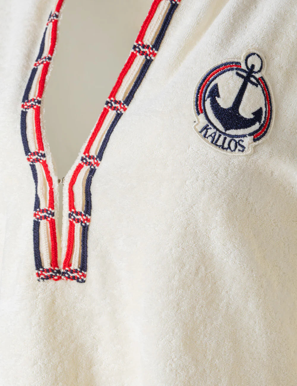Ploes Embroidered Creme Tunic
