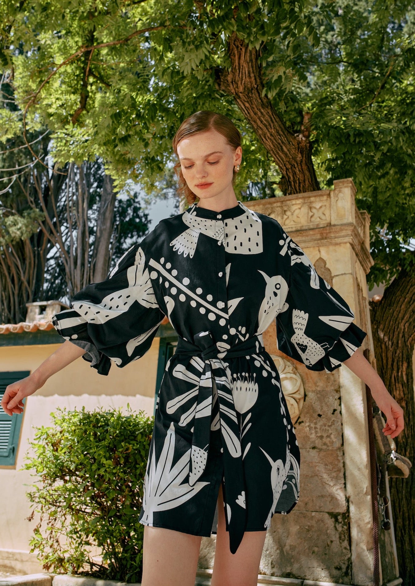 Galeria-Alice Floresta Black Dress-Justbrazil