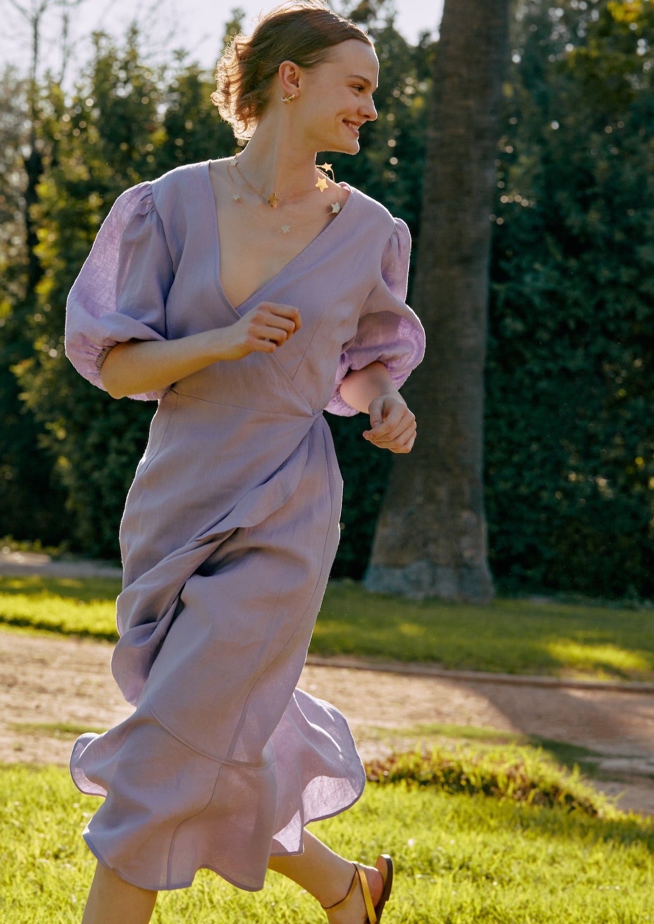 Galeria-Crossed Lilac Dress-Justbrazil