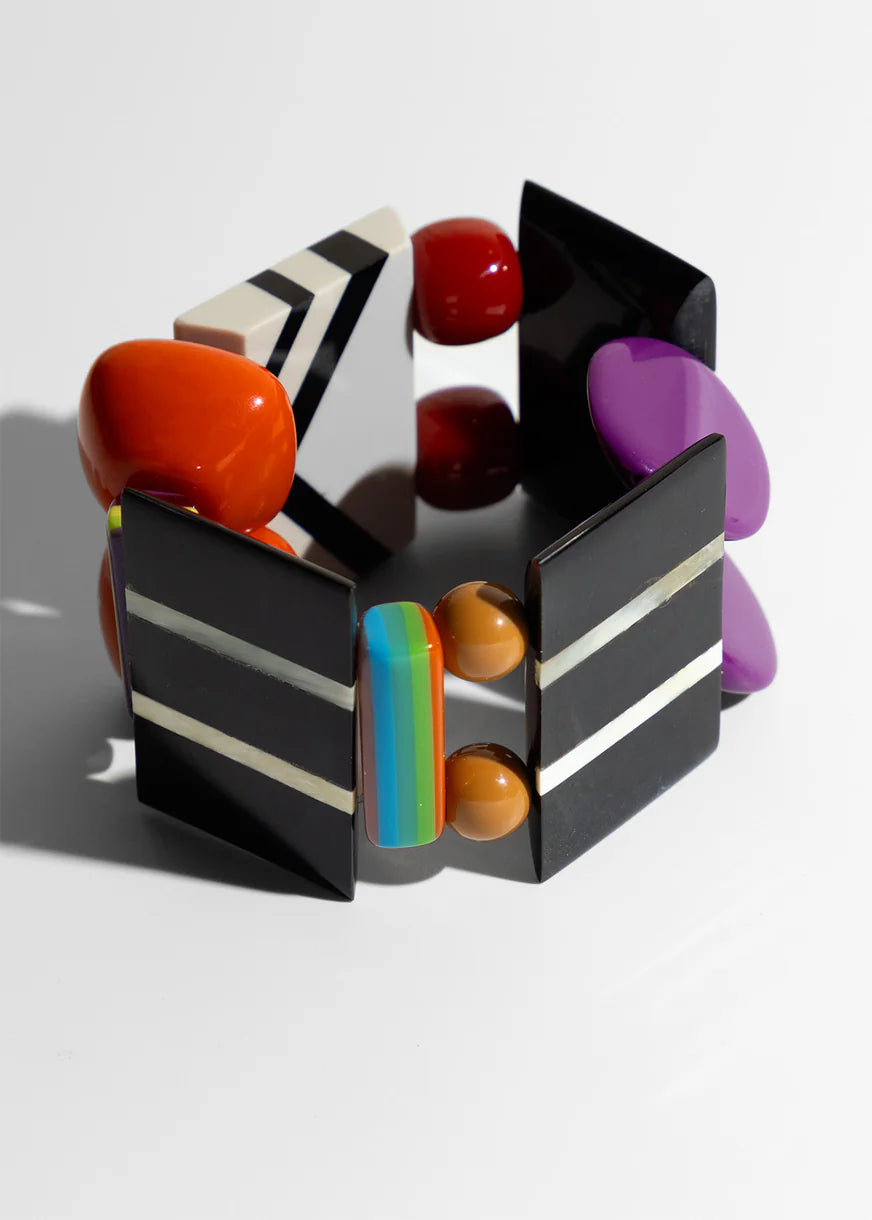 Memphis Bracelet Black And White