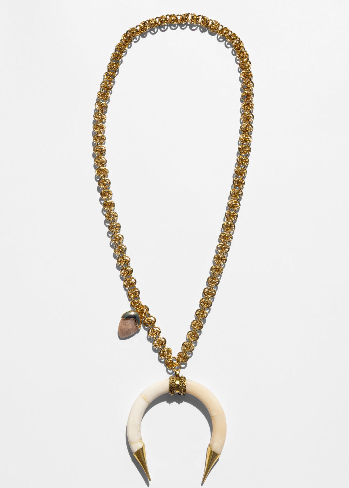 Calypso Carved Bone Jasper Necklace