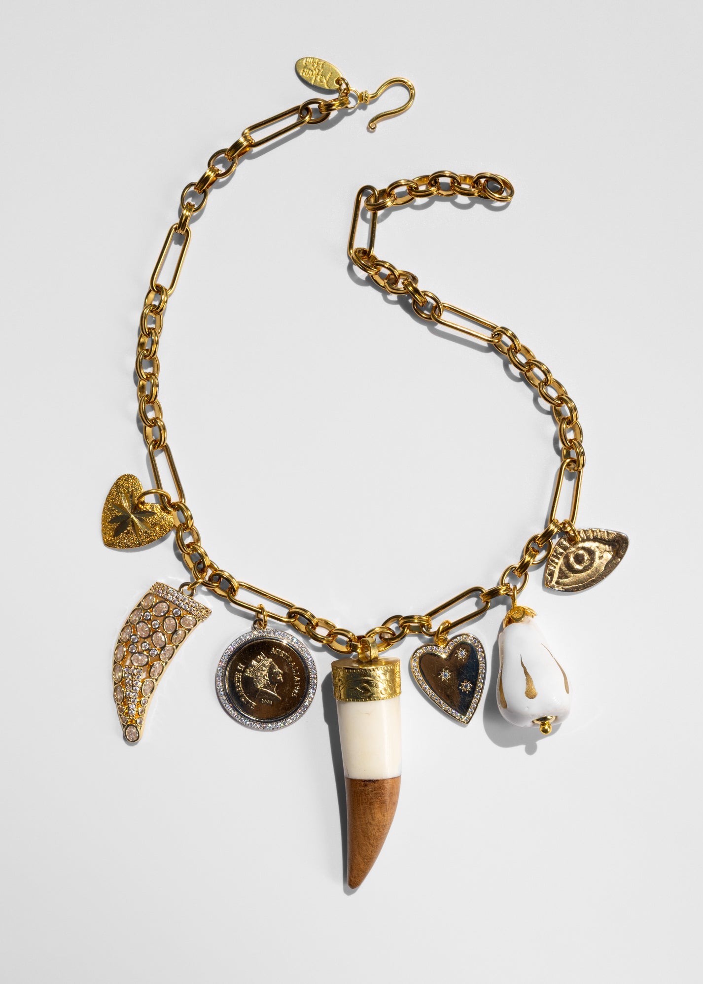 Amphitrite Carved Bone Necklace
