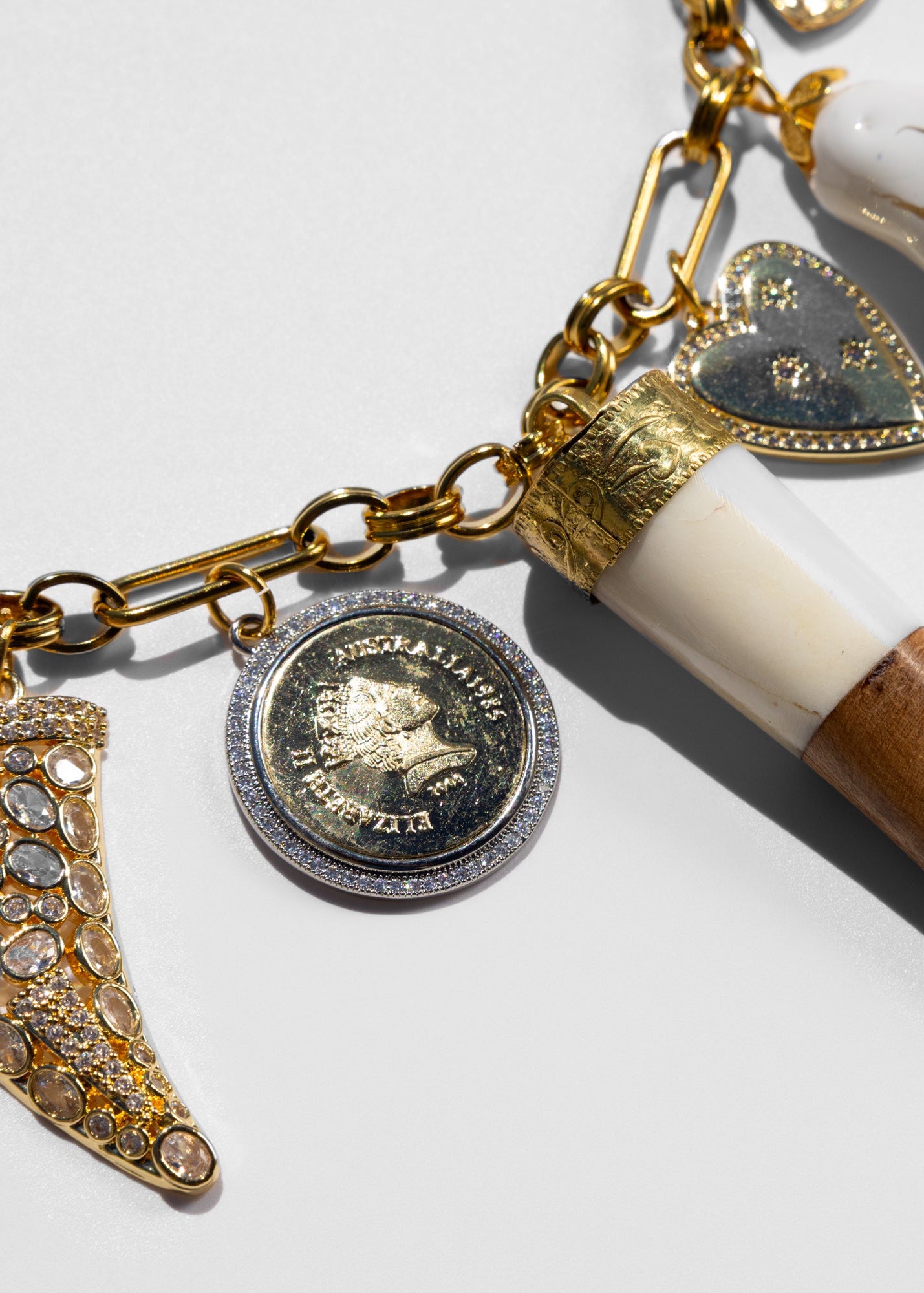 Amphitrite Carved Bone Necklace