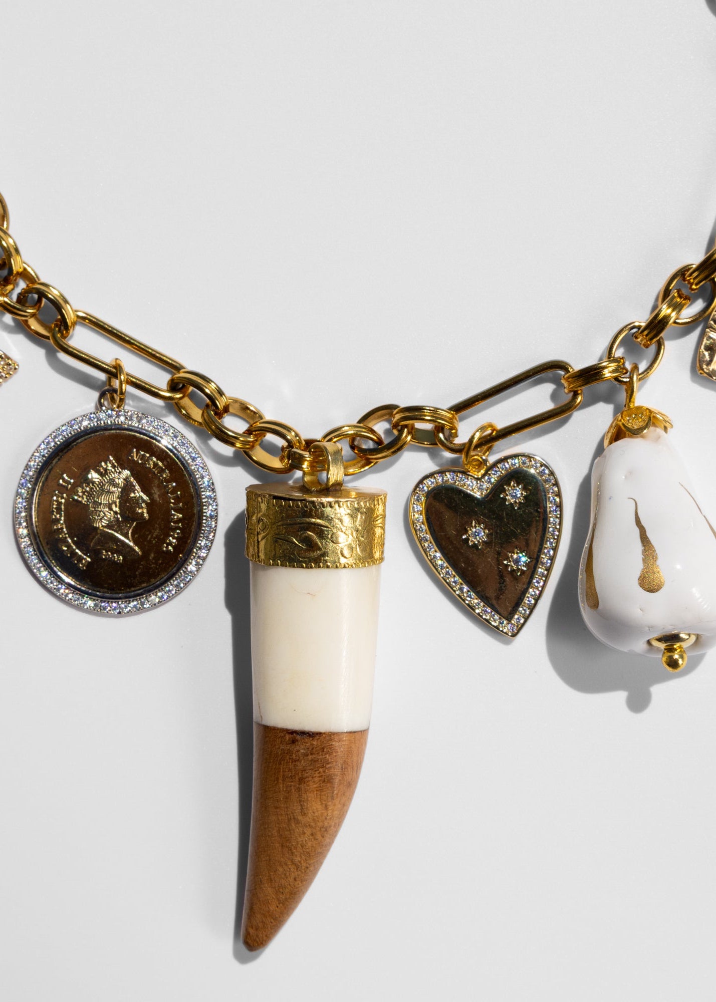 Amphitrite Carved Bone Necklace
