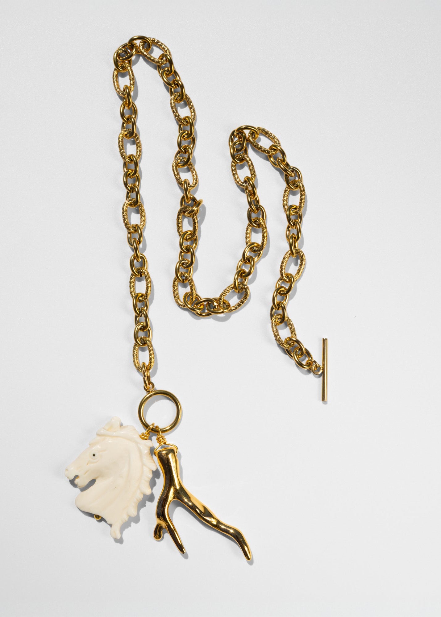 Calypso Carved Bone Necklace