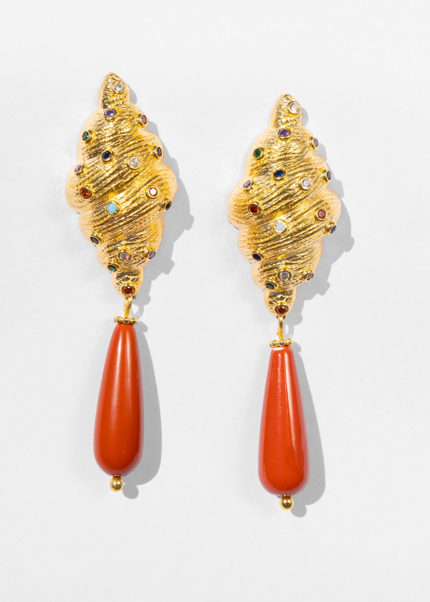 Calypso Coral Drops Earrings