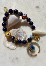 Charm Bracelet With Lapis