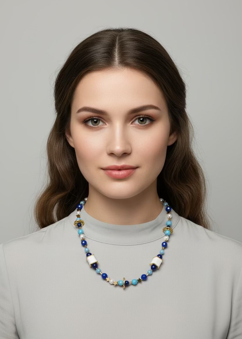 Liquid White Dream Necklace