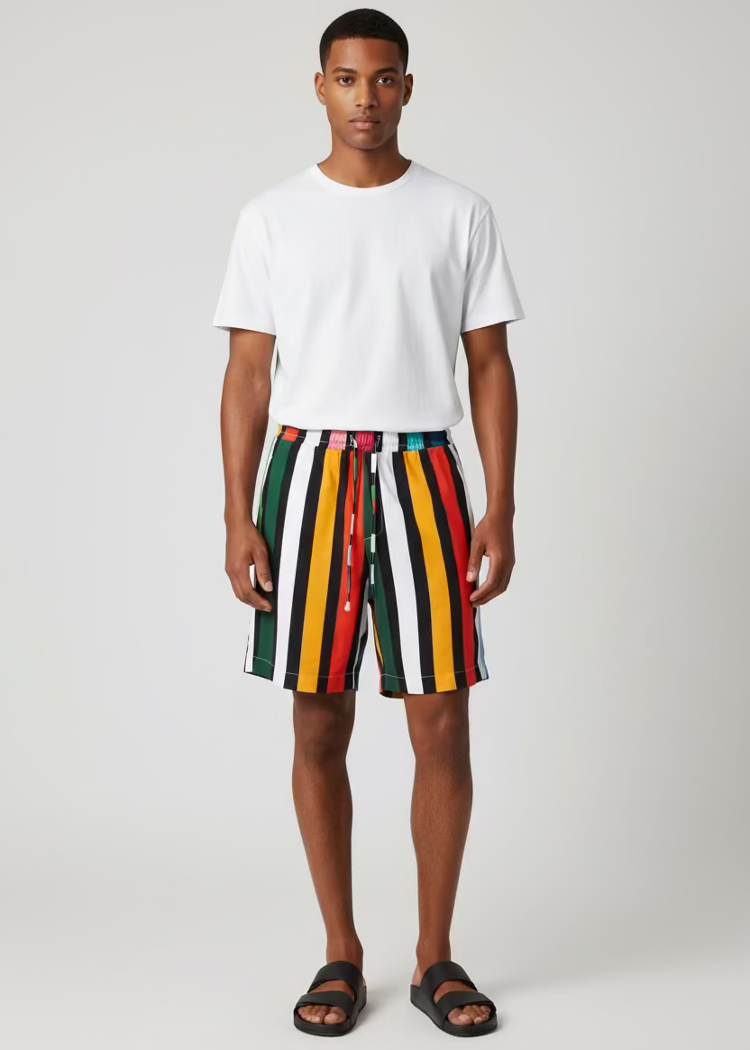 Laos Stripes Shorts