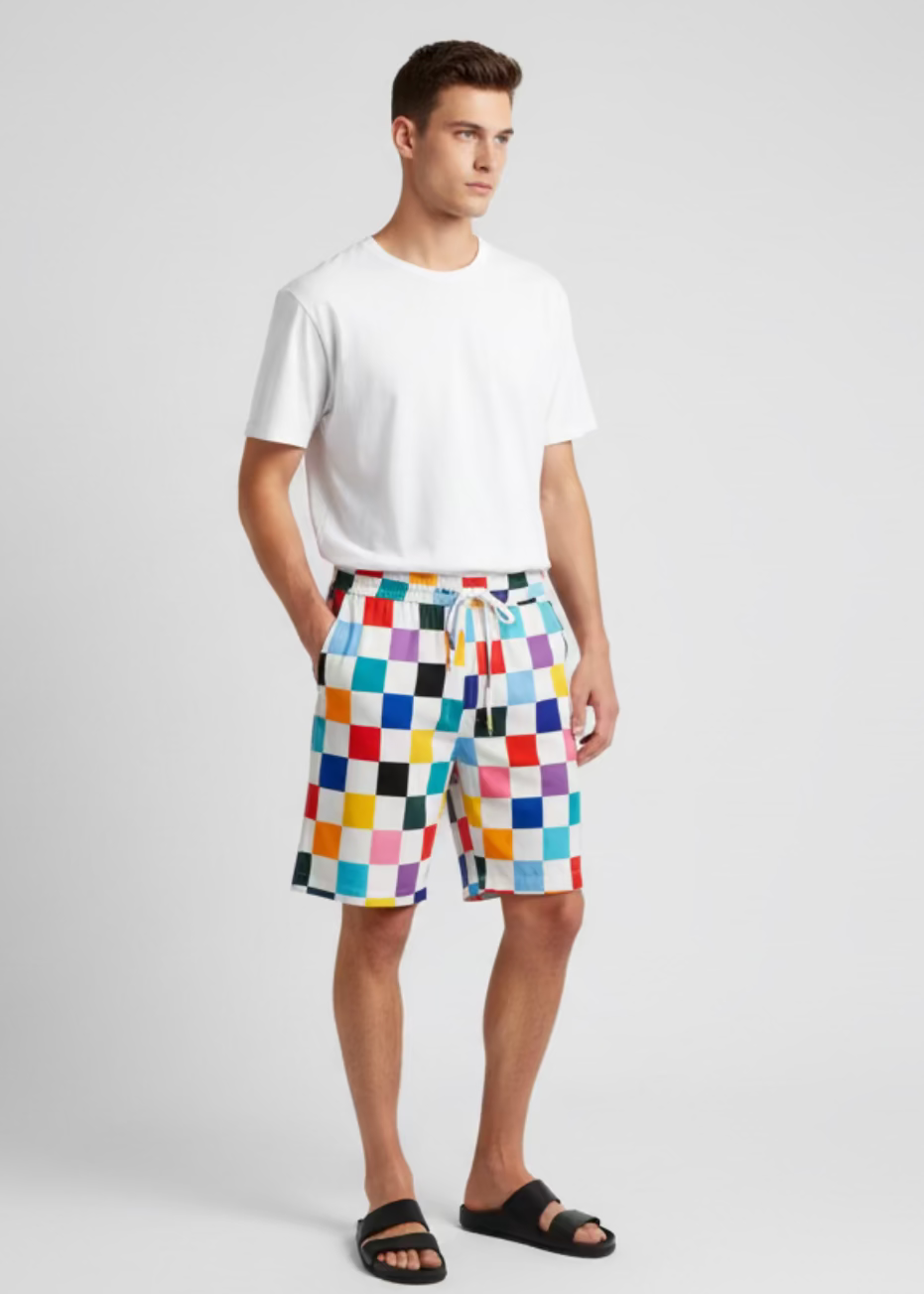 Laos Chess Shorts