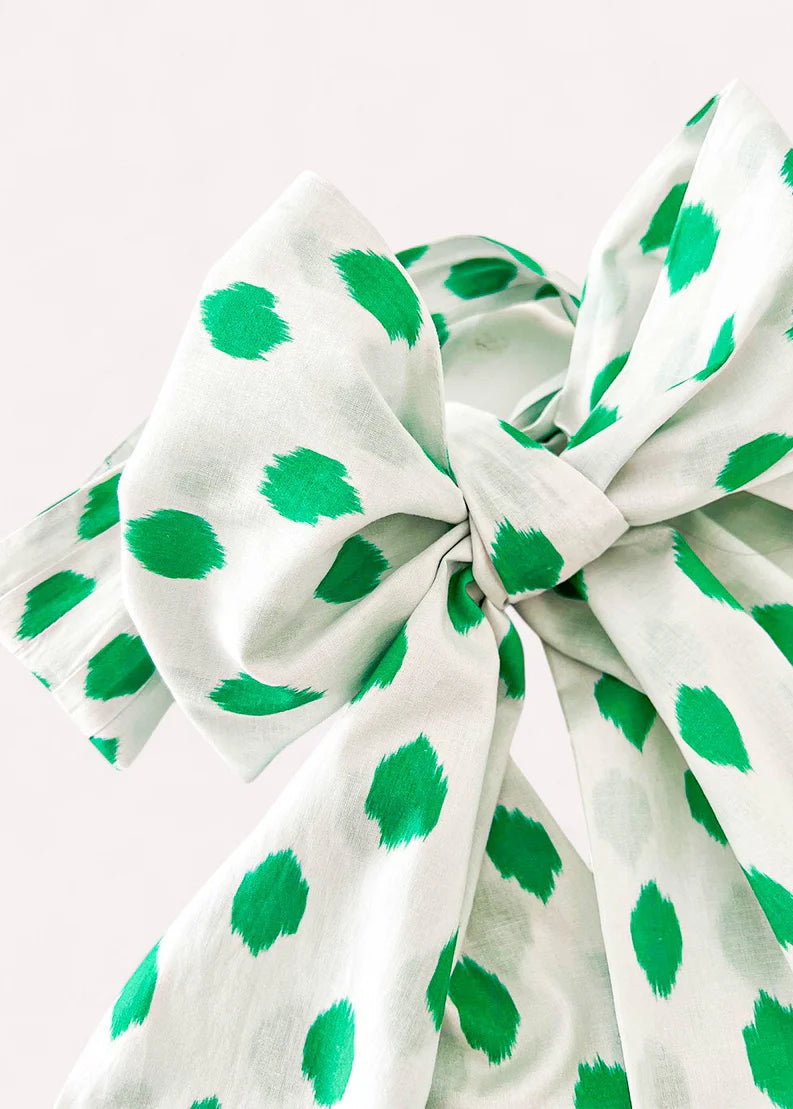 Scarf Belt Dots Emerald