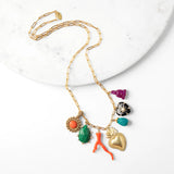 Aylin Long Charm Necklace