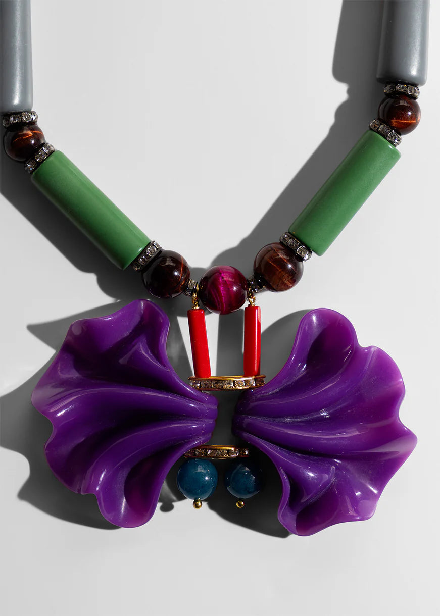 Memphis Short Necklace Violet