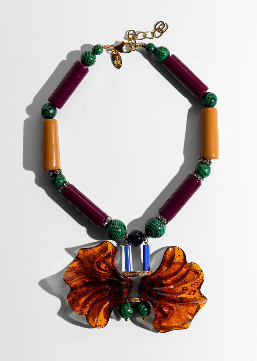 Memphis Short Necklace Brown