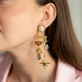Ilia Brown Dangle Earrings