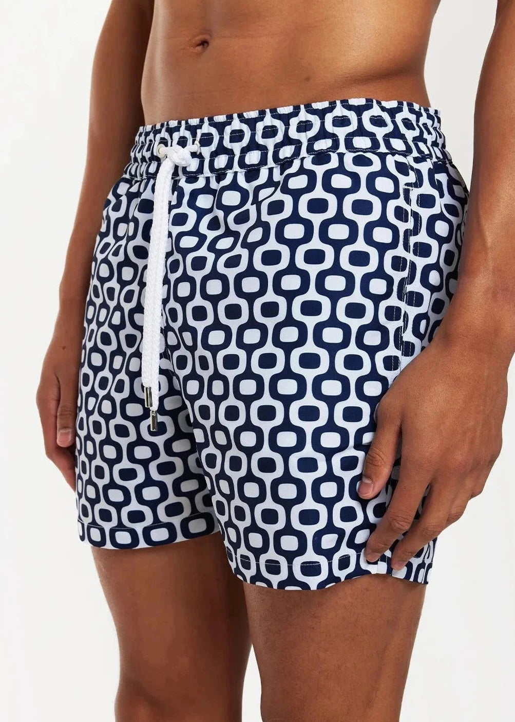 Frescobol-Sport Swim Shorts Ipanema Navy-JustBrazil