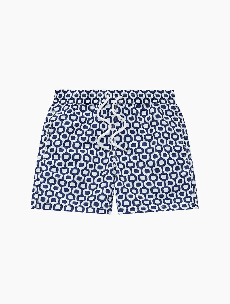 Frescobol-Sport Swim Shorts Ipanema Navy-JustBrazil
