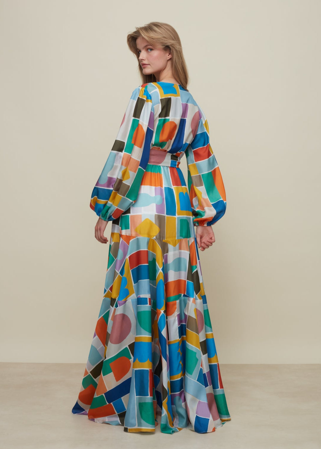 Galeria-Ivy Game Silk Dress-Justbrazil