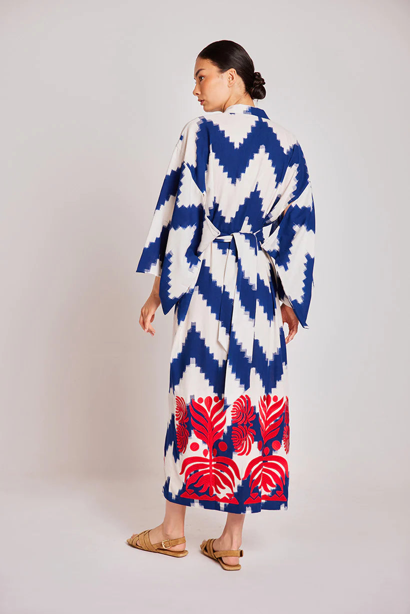 Kleed-Jain Blue Kimono-Justbrazil