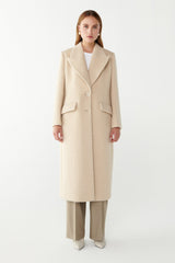TWIST AND TANGO-JODIE COAT HAIRY BEIGE-JUST BRAZIL