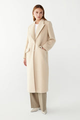 TWIST AND TANGO-JODIE COAT HAIRY BEIGE-JUST BRAZIL