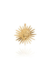 Sun Tarot Charm - Diamond Cut Chain