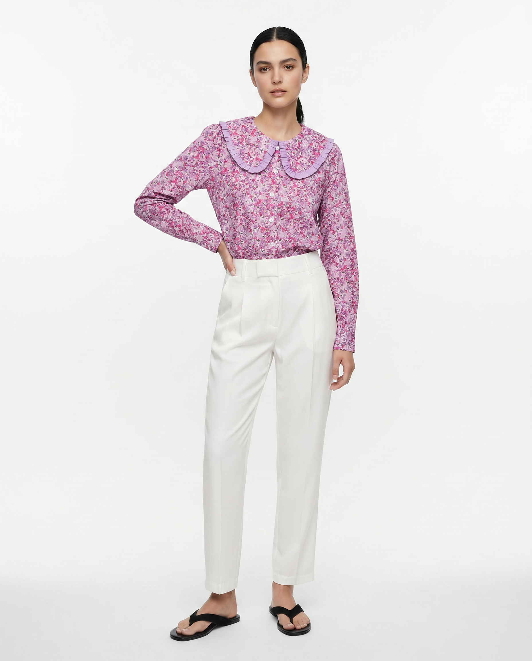 Janine Liberty Purple Shirt