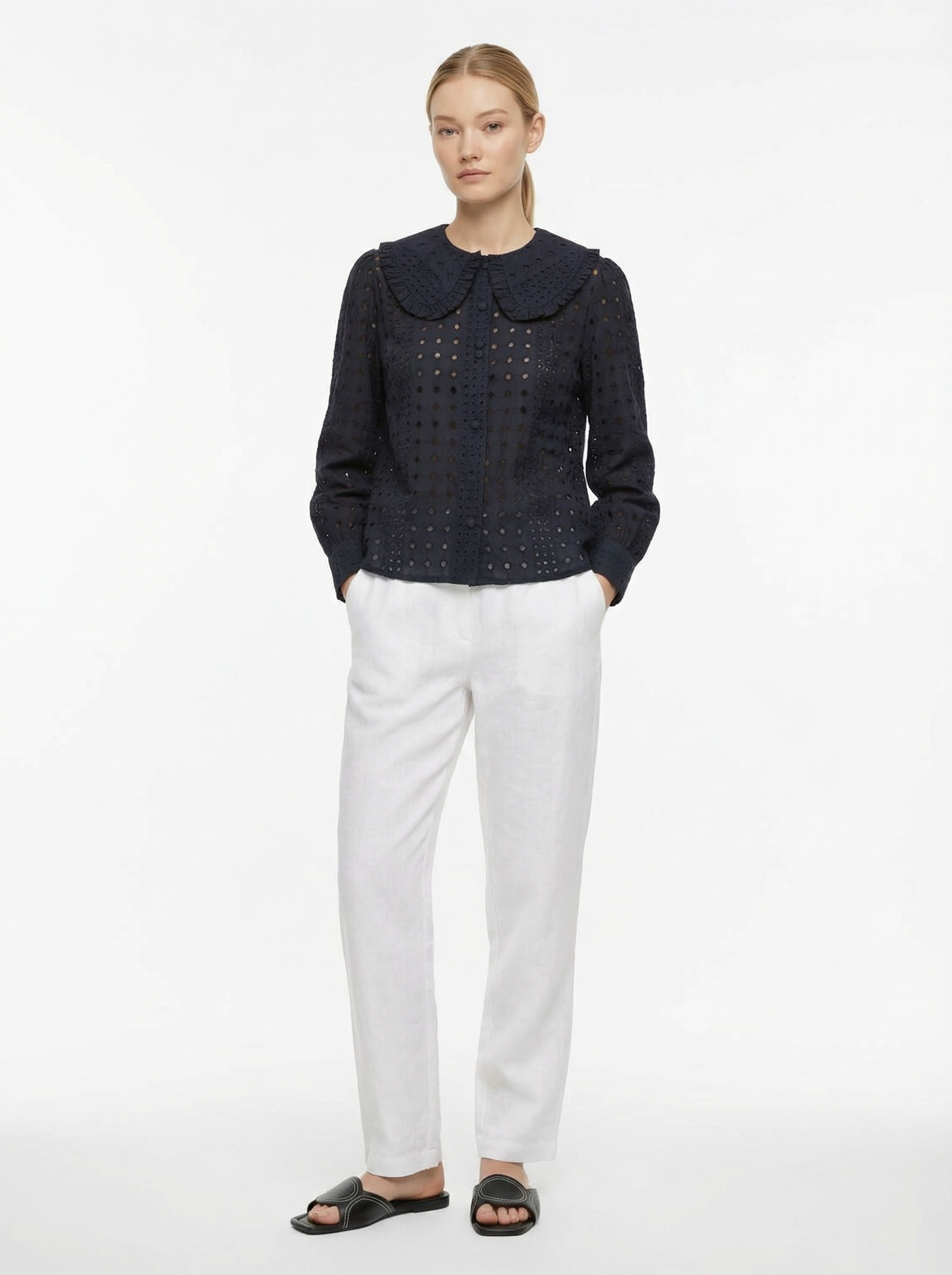 Janine Rechelier Black Shirt