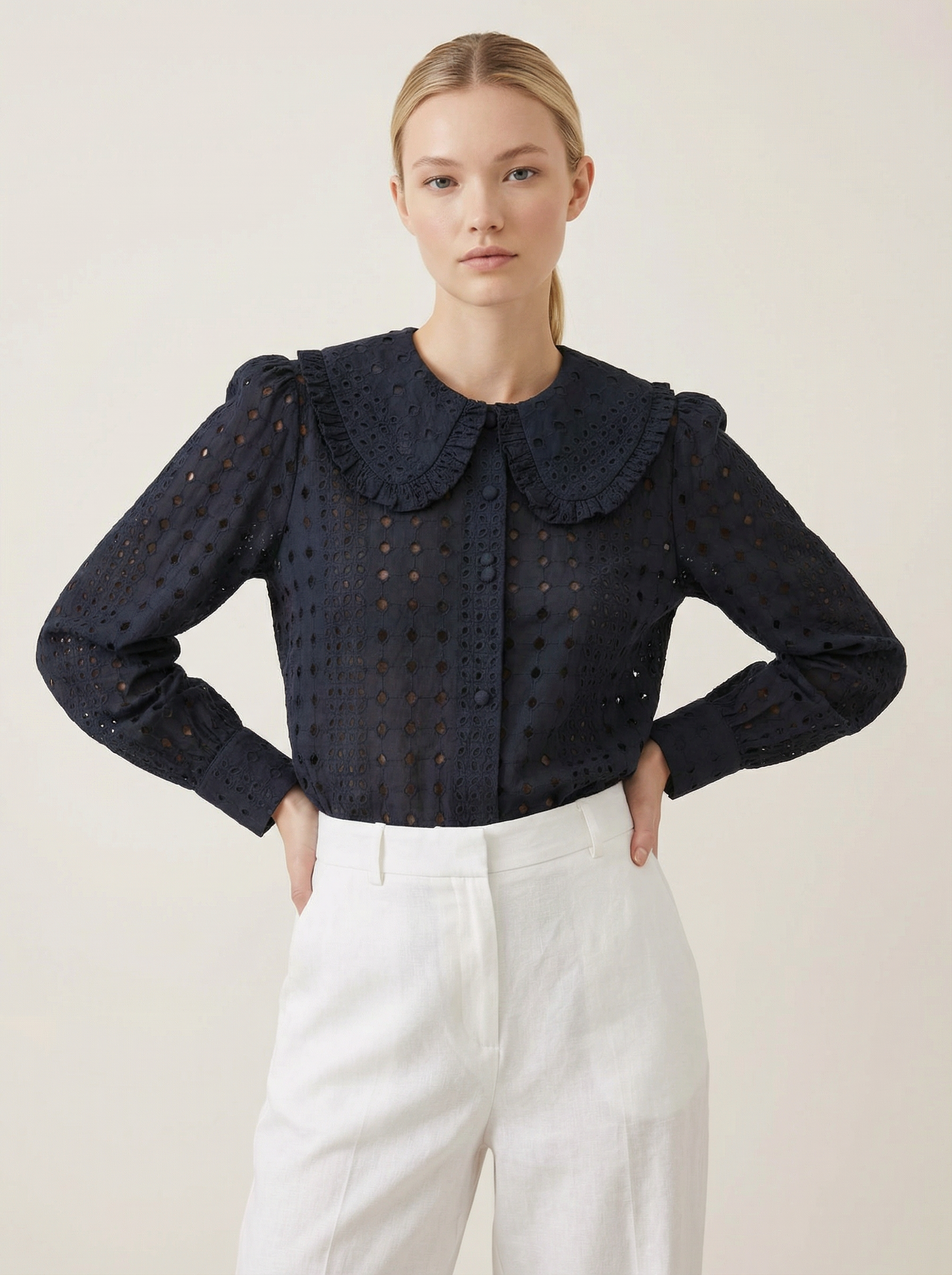 Janine Rechelier Black Shirt