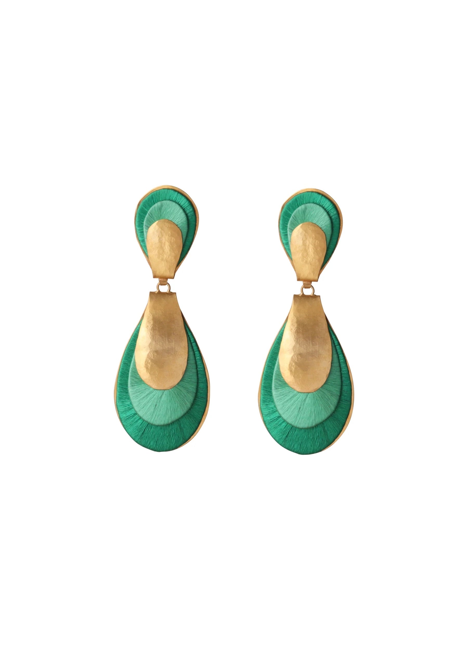 Mint Solid Drop Earrings
