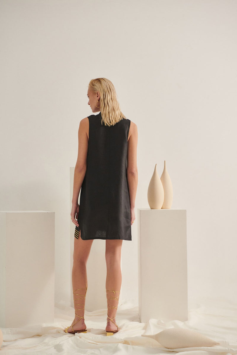 Appeal Black Tunic Dress