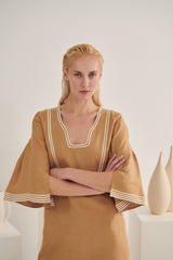 Serenity Sand Midi Dress