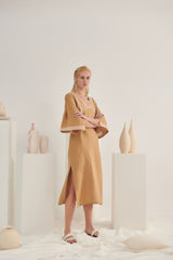 Serenity Sand Midi Dress
